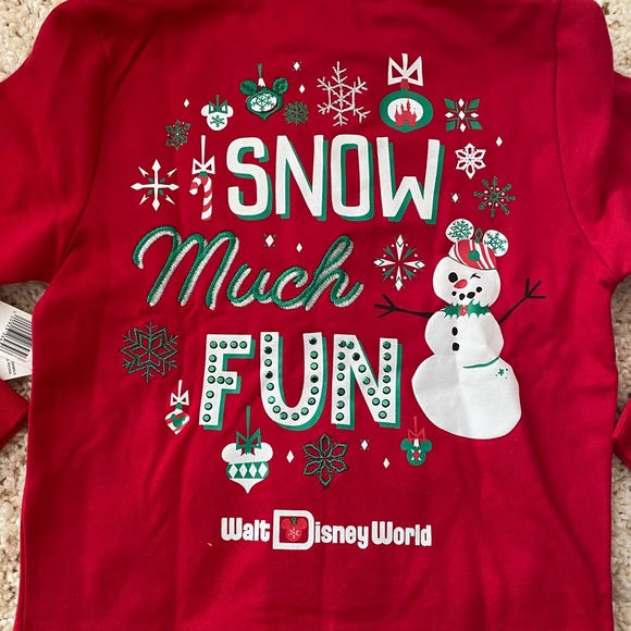 Disney Parks Girls Christmas Hoodie and Face Mask - Picture 5 of 6